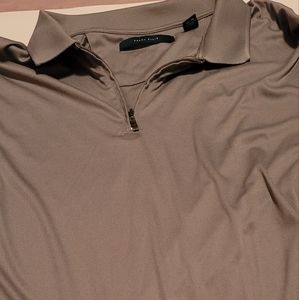Perry Ellis Zip Front Polo